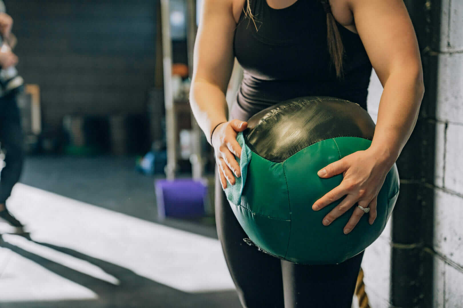 Personal training with the wall ball